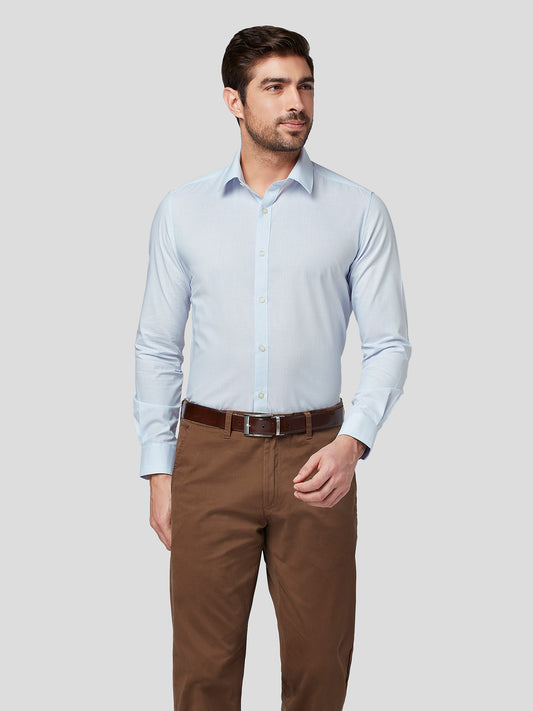 Expedient Gradient Check Cotton Shirt