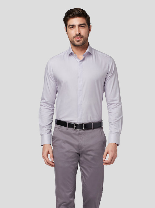 Exultant Lavender Micro Check Shirt