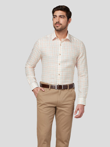 Captiva Linen Check Shirt Captiva Linen Check Shirt