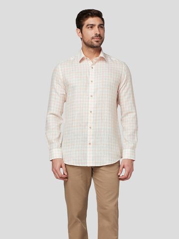 Captiva Linen Check Shirt Captiva Linen Check Shirt