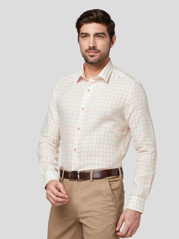 Captiva Linen Check Shirt Captiva Linen Check Shirt