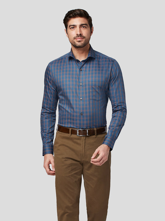 Apostle Satin Check Shirt