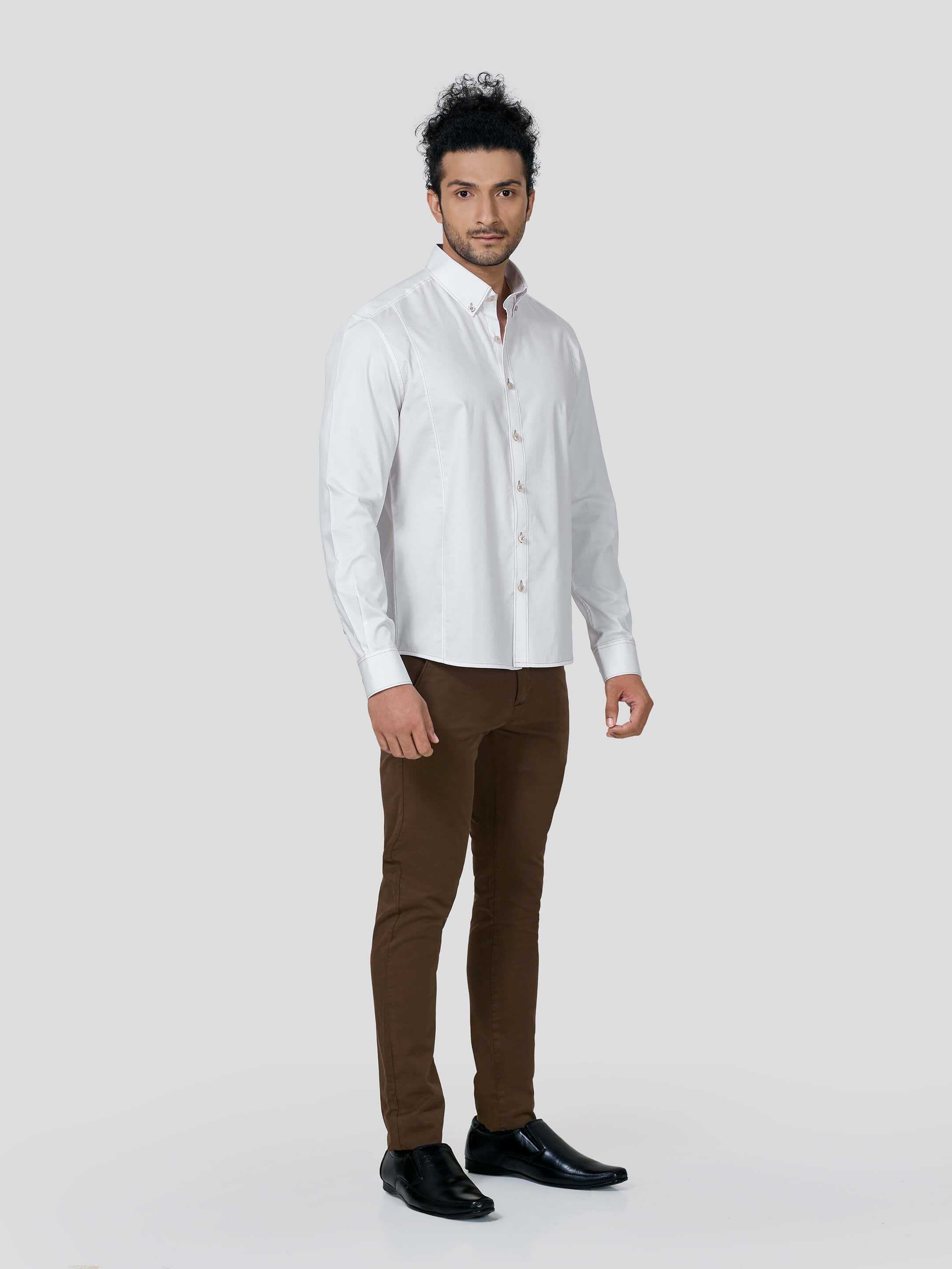Reflection Button Down Untuck Shirt - Zest Mélange Reflection Button Down Untuck Shirt - Zest Mélange
