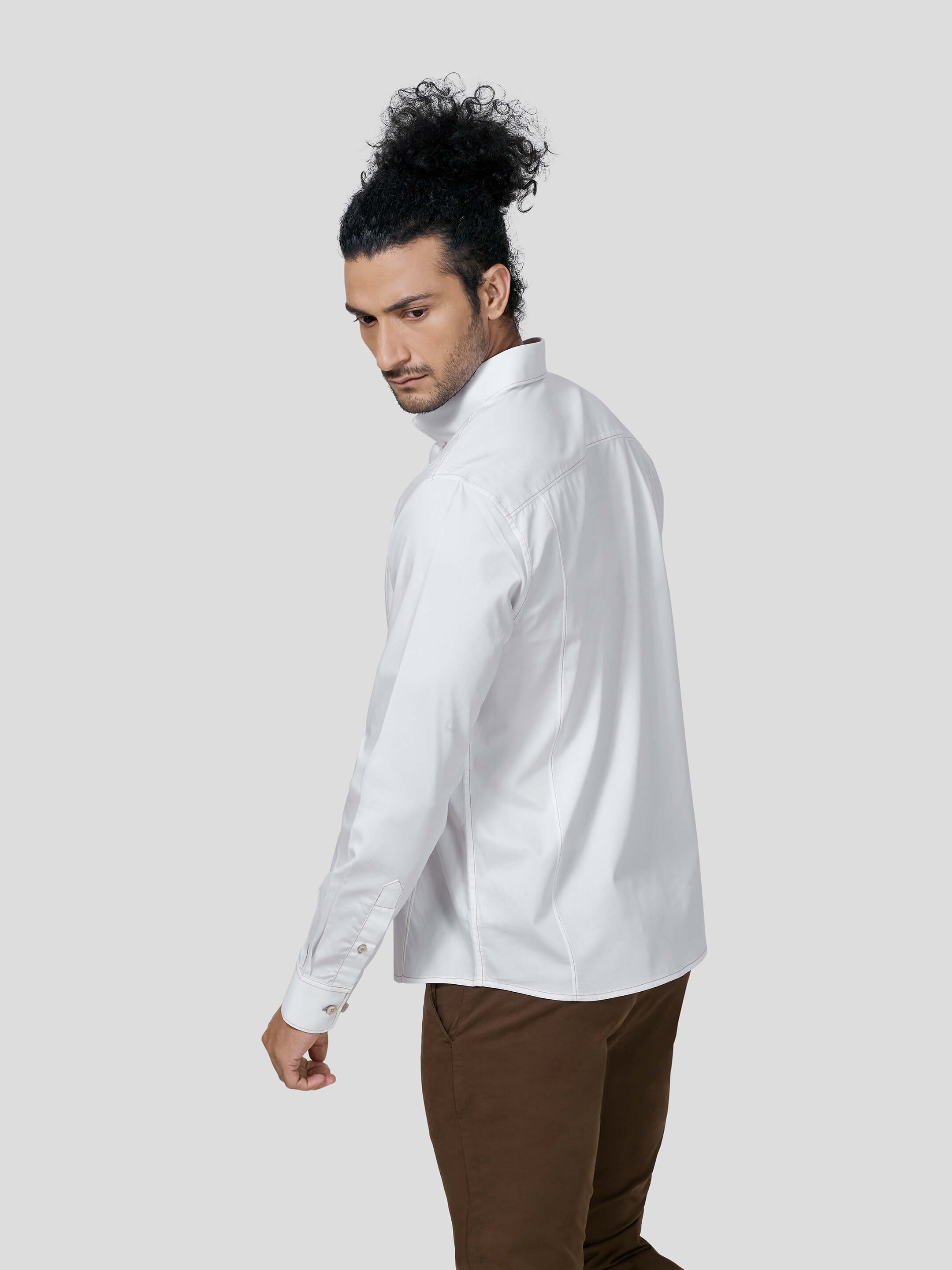 Reflection Button Down Untuck Shirt - Zest Mélange Reflection Button Down Untuck Shirt - Zest Mélange