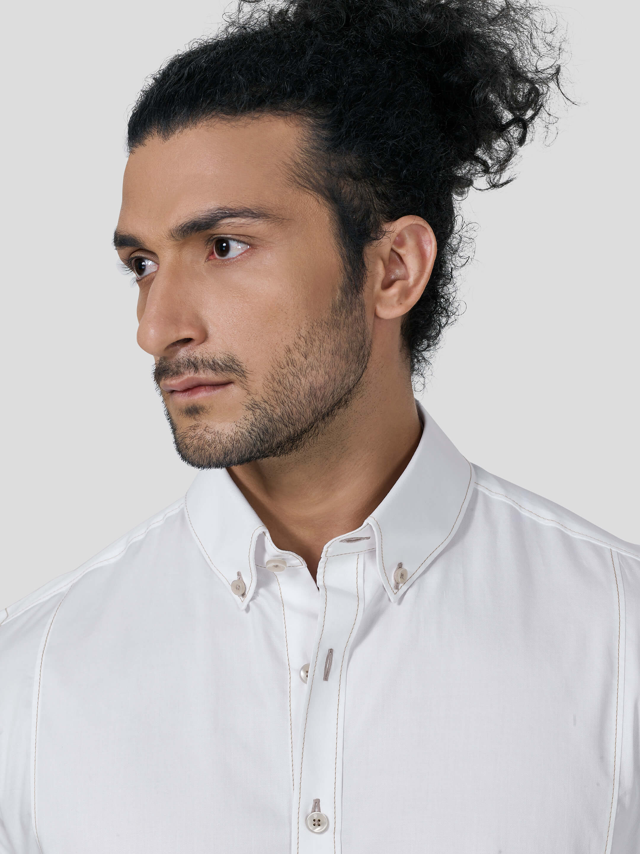 Reflection Button Down Untuck Shirt - Zest Mélange Reflection Button Down Untuck Shirt - Zest Mélange