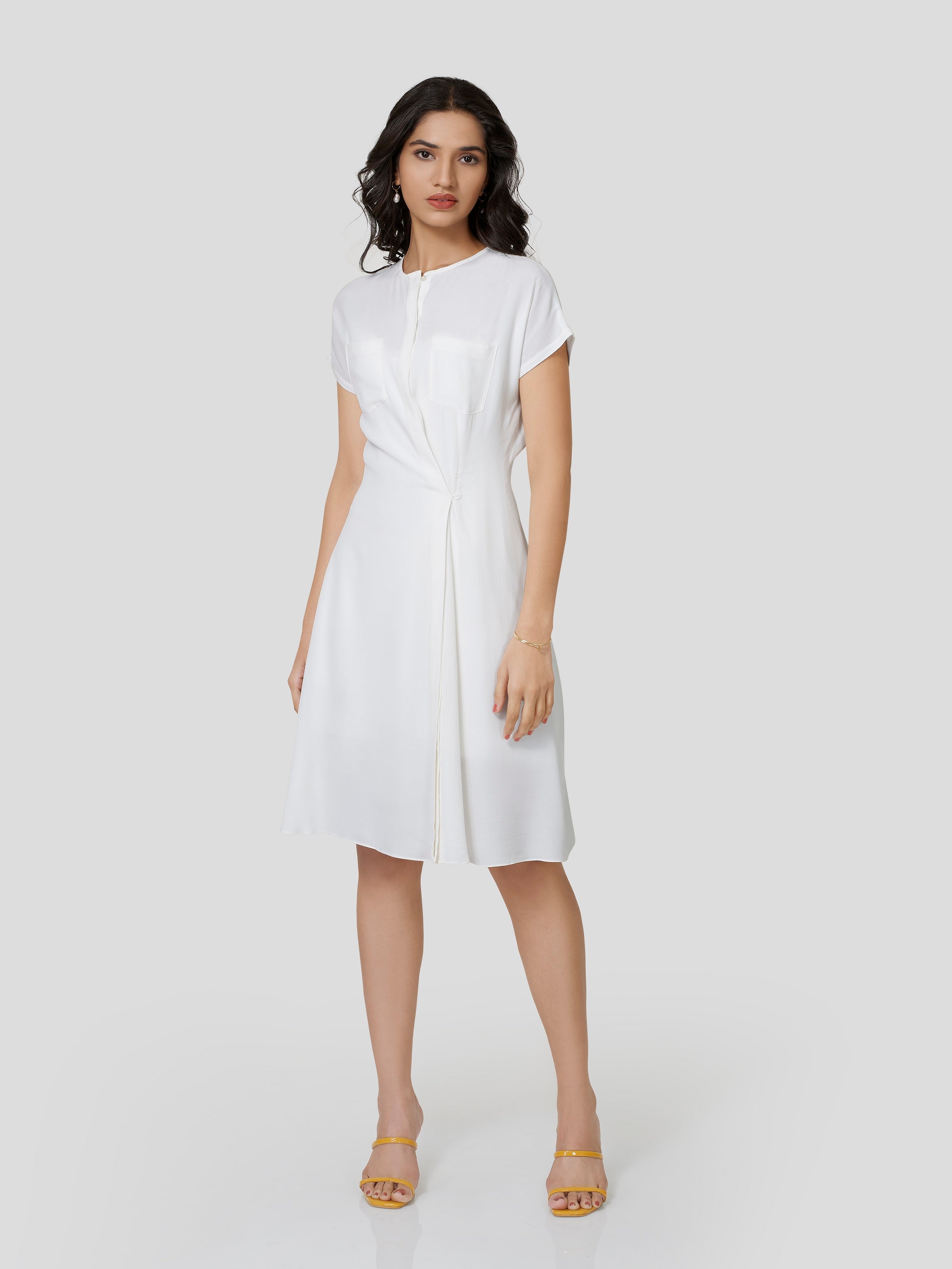 Marvella Breezy Shirt Dress - Zest Mélange  Marvella Breezy Shirt Dress - Zest Mélange