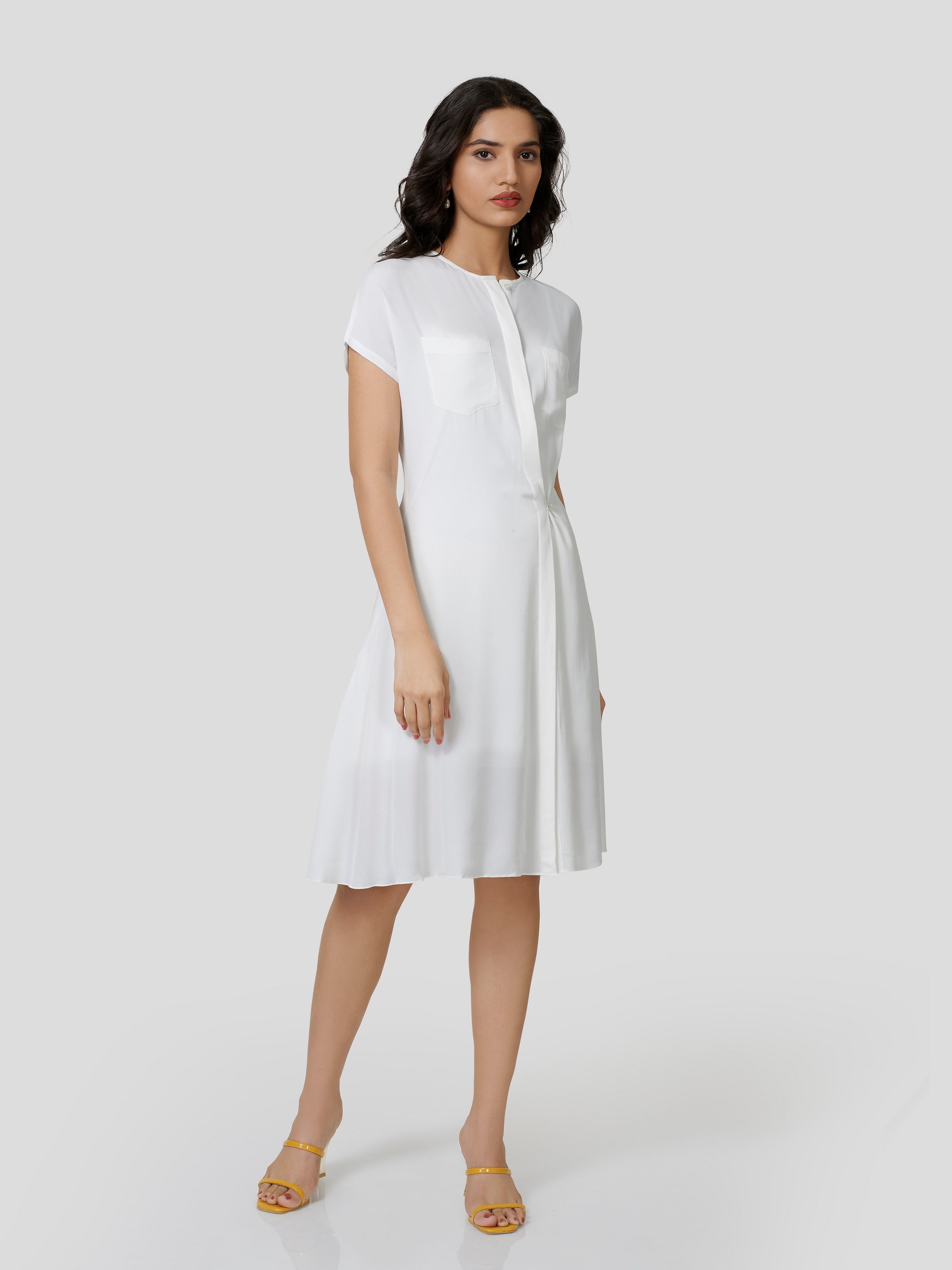 Marvella Breezy Shirt Dress - Zest Mélange  Marvella Breezy Shirt Dress - Zest Mélange