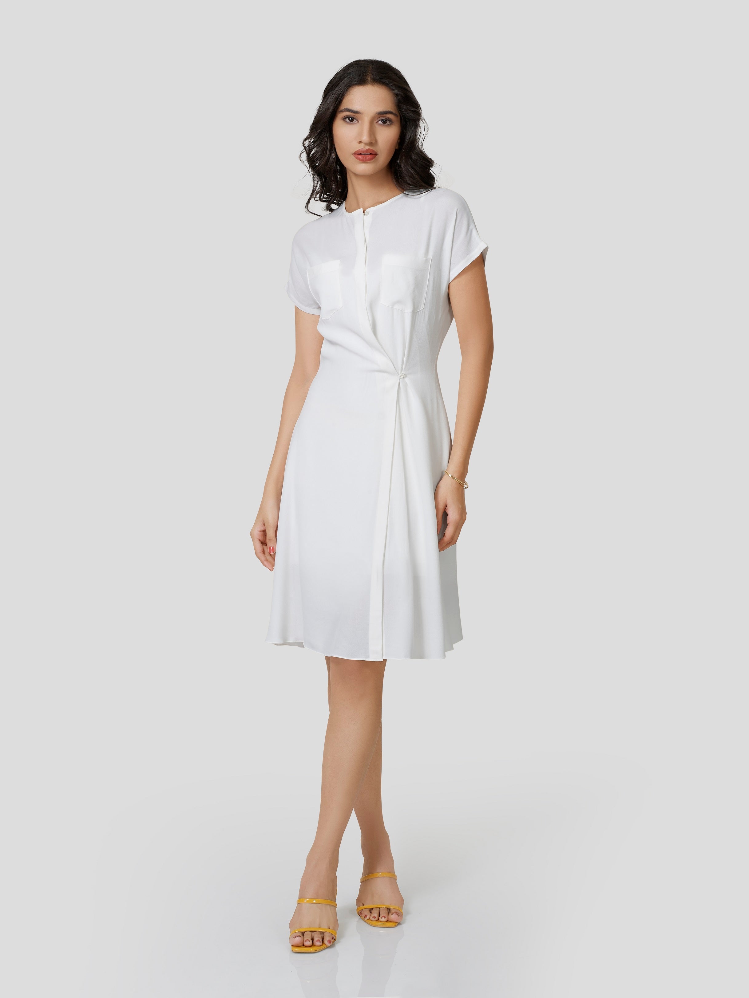 Marvella Breezy Shirt Dress - Zest Mélange  Marvella Breezy Shirt Dress - Zest Mélange
