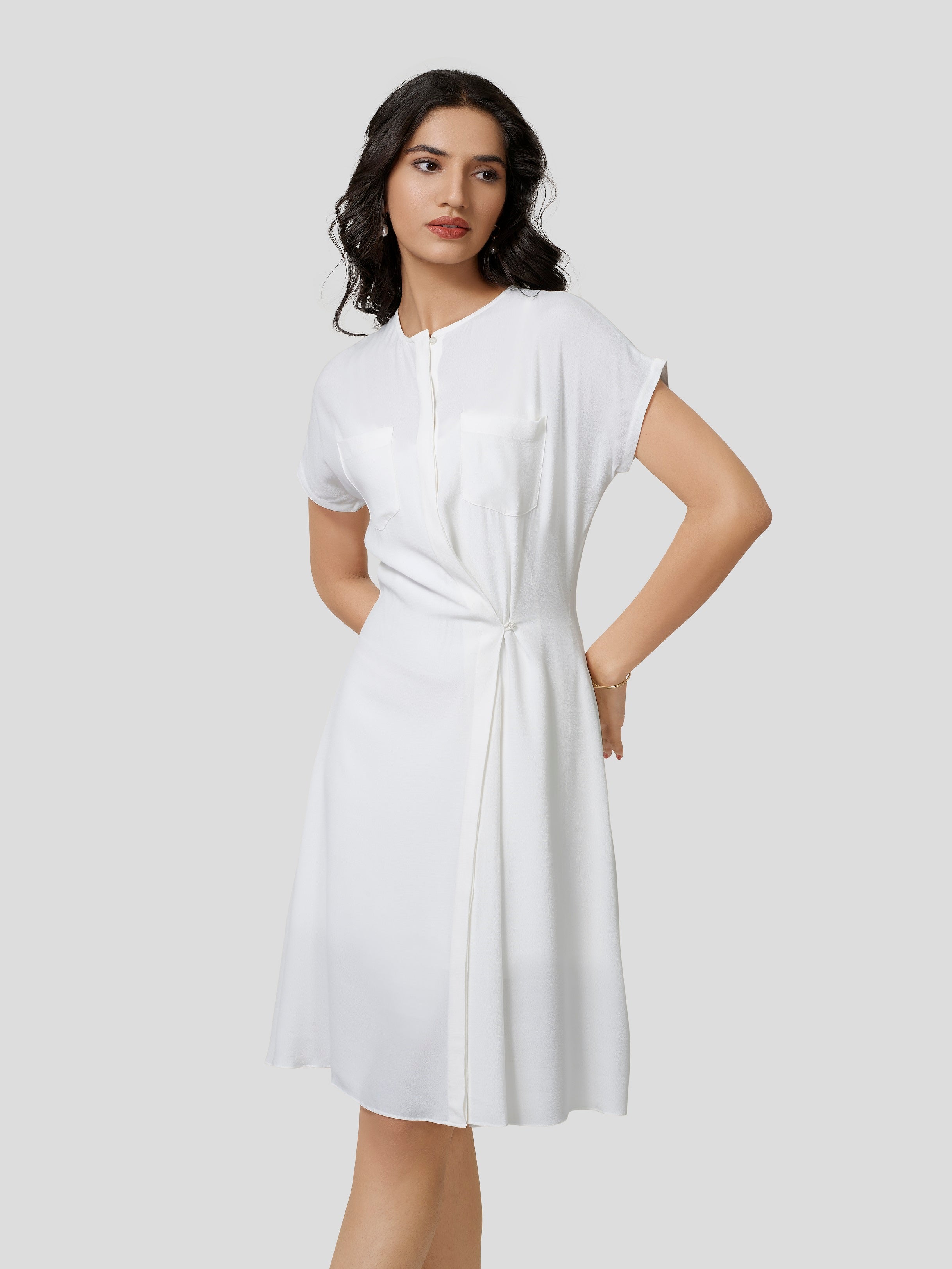 Marvella Breezy Shirt Dress - Zest Mélange  Marvella Breezy Shirt Dress - Zest Mélange