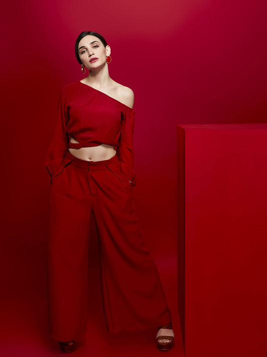 Flared Pants With Cross Pockets - Zest Mélange