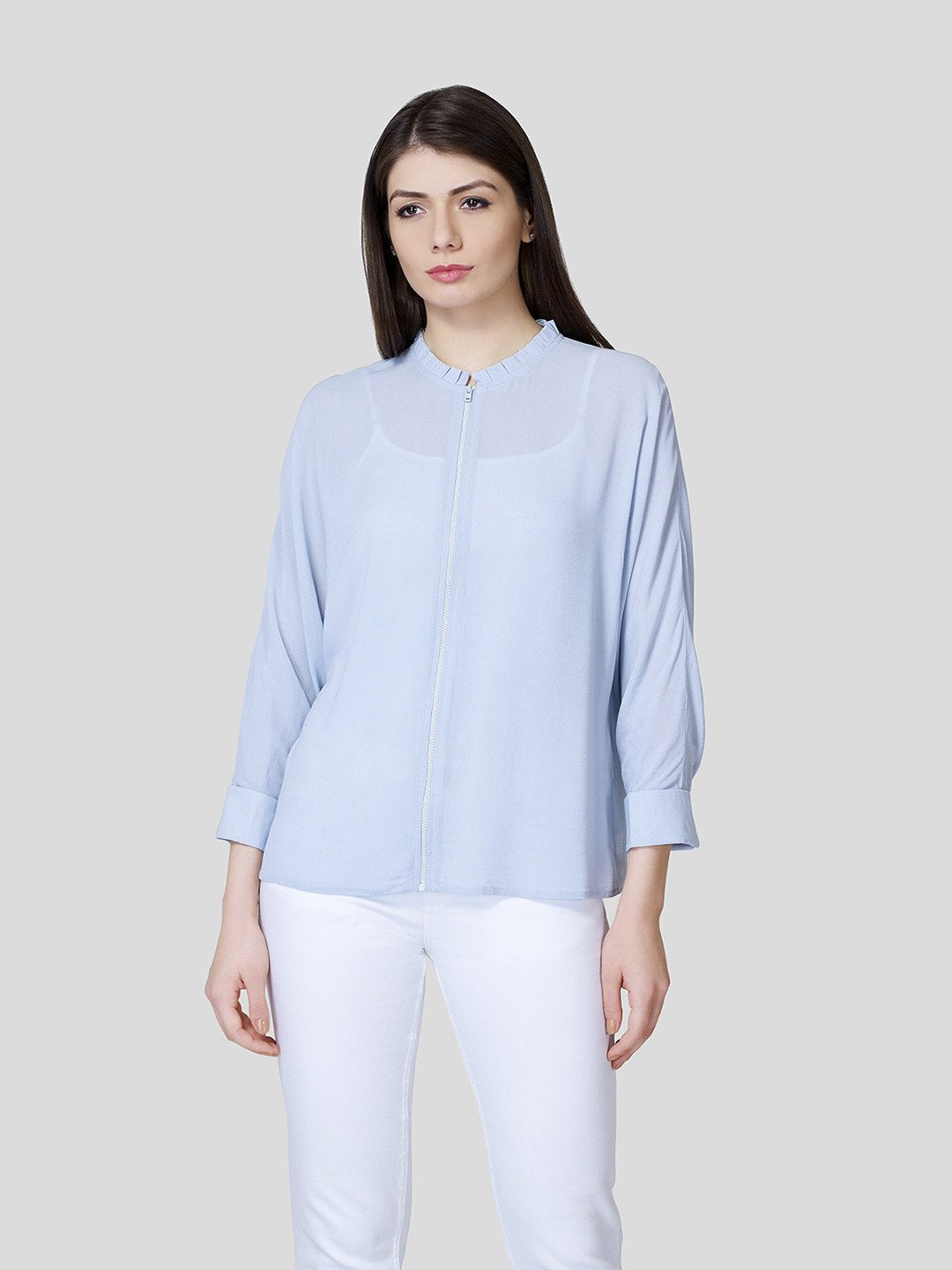 Zip Through Blouson - Zest Mélange  Zip Through Blouson - Zest Mélange