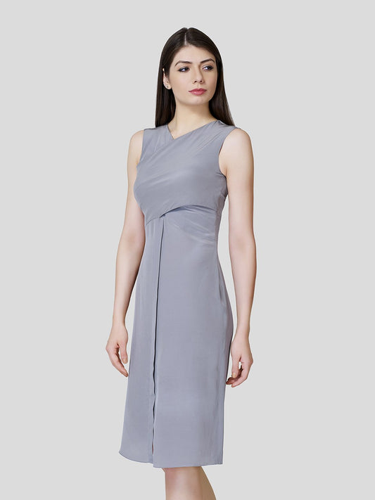 Overlapped Front Dress - Zest Mélange