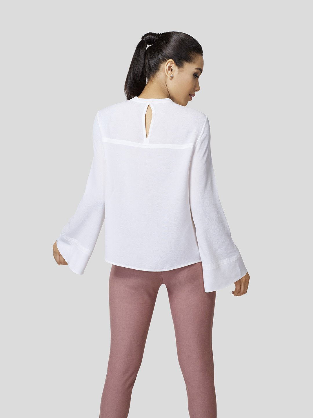 A-Line Paneled Top - Zest Mélange  A-Line Paneled Top - Zest Mélange