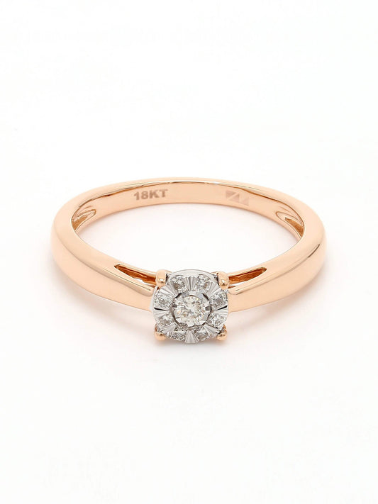 Real Diamond Illussion Cluster Ring - Zest Mélange