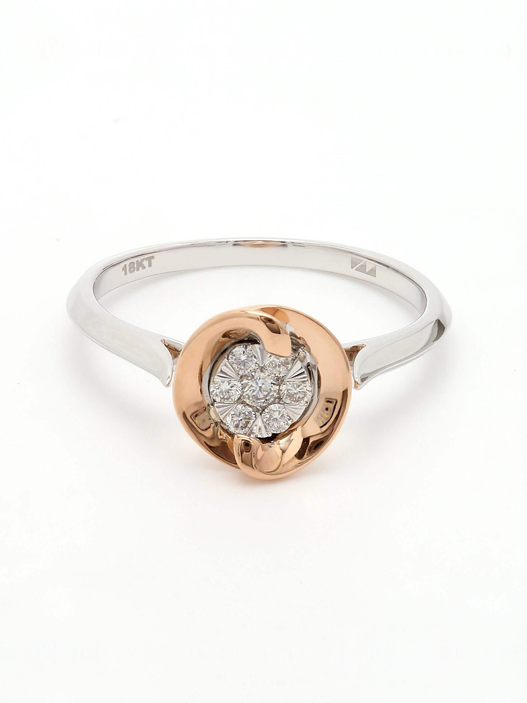 Real Diamond Illussion Cluster Ring - Zest Mélange  Real Diamond Illussion Cluster Ring - Zest Mélange