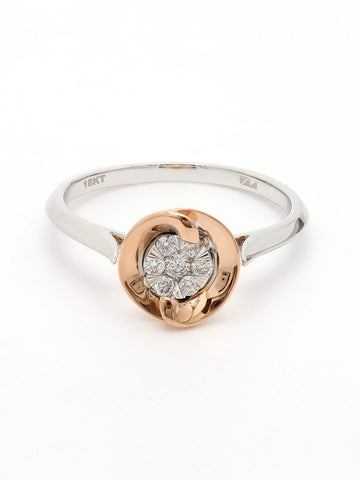 Real Diamond Illussion Cluster Ring - Zest Mélange  Real Diamond Illussion Cluster Ring - Zest Mélange