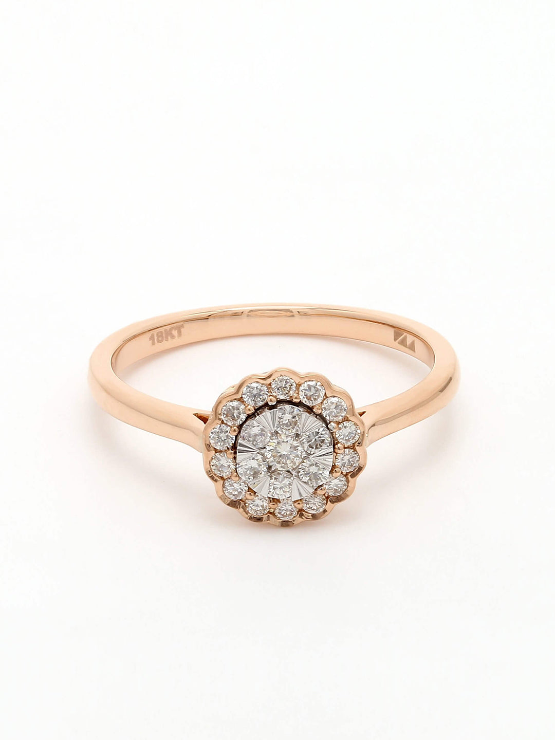 Real Diamond Illussion Cluster Ring - Zest Mélange  Real Diamond Illussion Cluster Ring - Zest Mélange