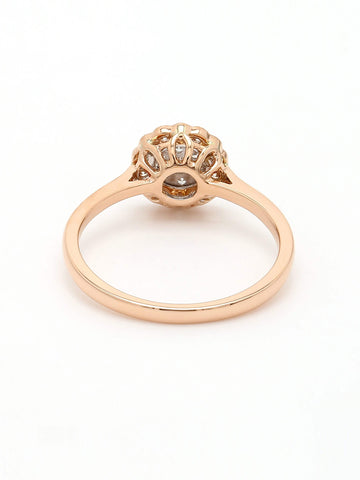Real Diamond Illussion Cluster Ring - Zest Mélange  Real Diamond Illussion Cluster Ring - Zest Mélange