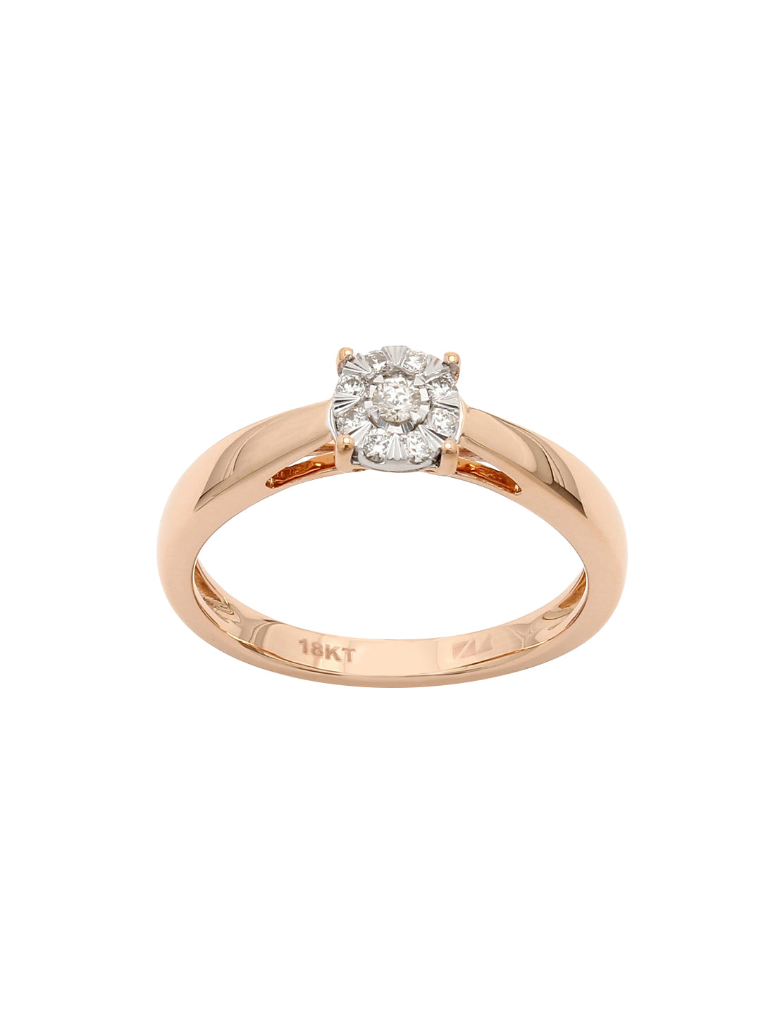 Real Diamond Illussion Cluster Ring - Zest Mélange  Real Diamond Illussion Cluster Ring - Zest Mélange