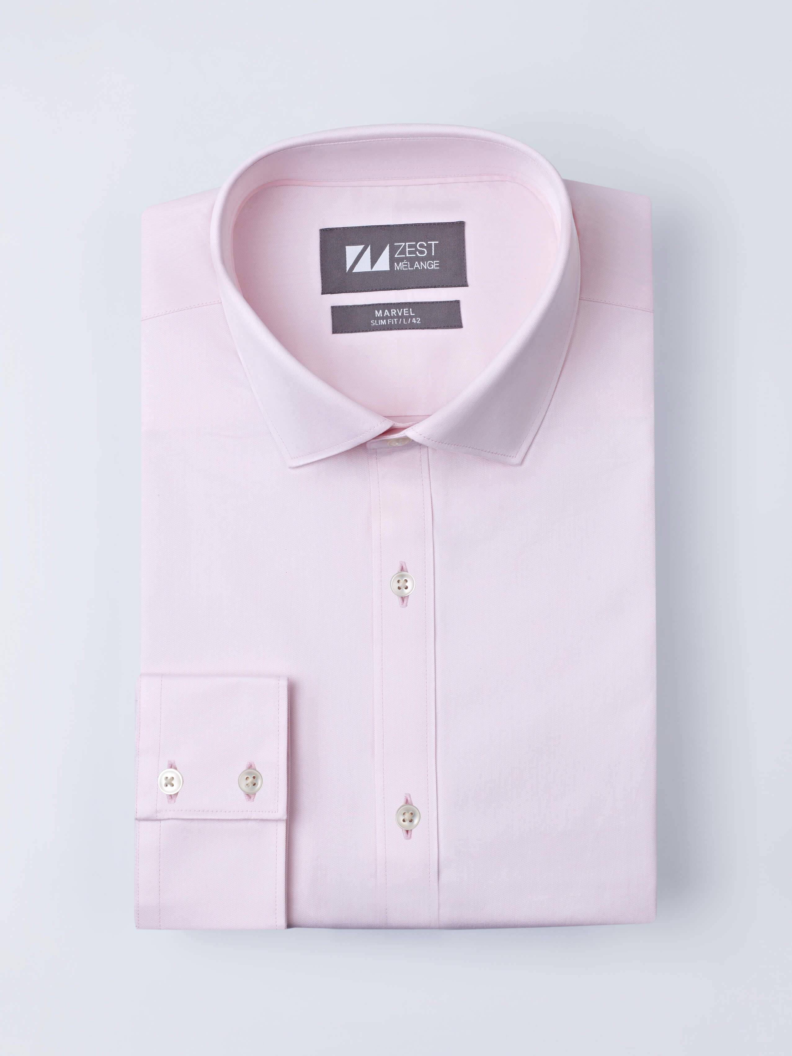 Pink Classic Shirt - Zest Mélange Pink Classic Shirt - Zest Mélange