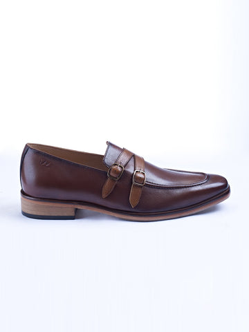 Double Buckle Monk Shoes - Zest Mélange  Double Buckle Monk Shoes - Zest Mélange