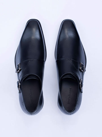 Classic Double Buckle Monk Shoes - Zest Mélange  Classic Double Buckle Monk Shoes - Zest Mélange