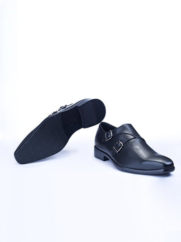 Classic Double Buckle Monk Shoes - Zest Mélange  Classic Double Buckle Monk Shoes - Zest Mélange
