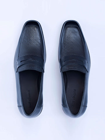 Classic Moccasins With Zm Embossed Detail - Zest Mélange  Classic Moccasins With Zm Embossed Detail - Zest Mélange