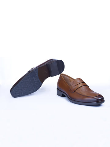 Classic Moccasins With Zm Embossed Detail - Zest Mélange  Classic Moccasins With Zm Embossed Detail - Zest Mélange