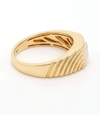 Real Diamond Mens Princess Diamond Ring - Zest Mélange  Real Diamond Mens Princess Diamond Ring - Zest Mélange