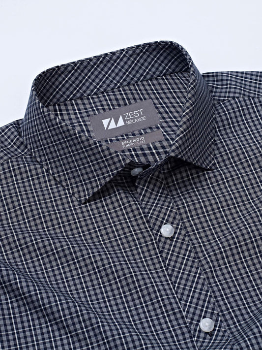 Yarn Dyed Checks Shirt - Zest Mélange