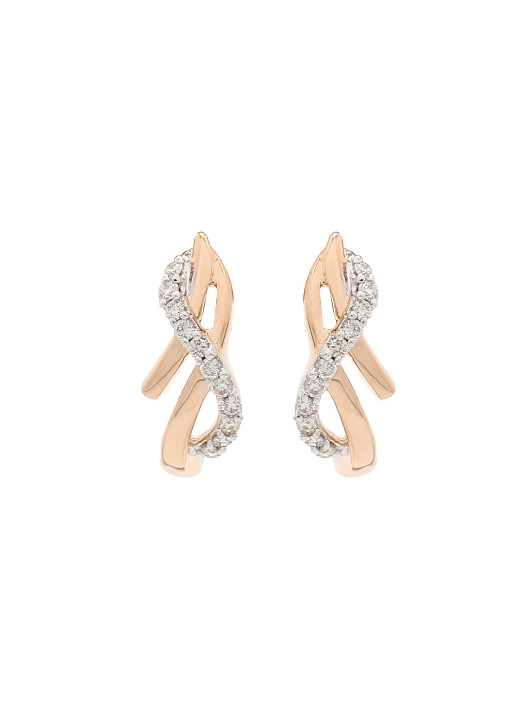 Real Diamond Stud Earring - Zest Mélange  Real Diamond Stud Earring - Zest Mélange