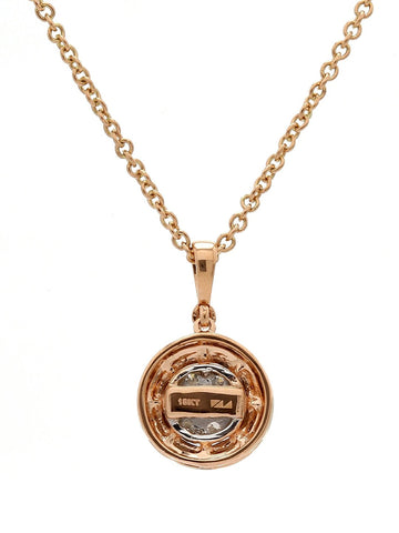 Real Diamond Illussion Cluster Pendant With Chain - Zest Mélange  Real Diamond Illussion Cluster Pendant With Chain - Zest Mélange