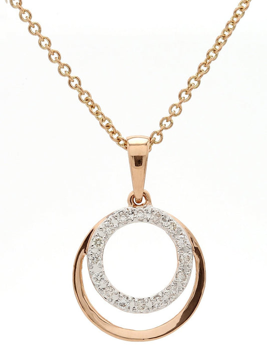 Real Diamond Round Shape Pendant With Chain - Zest Mélange