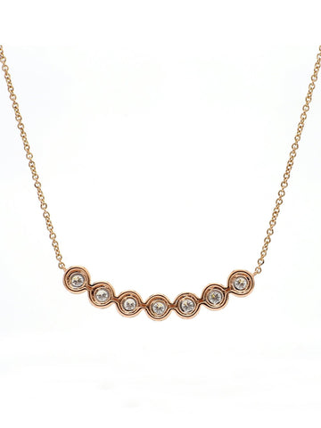 Real Diamond Illussion Solitaire Pendant With Diamonds by the yard Chain - Zest Mélange  Real Diamond Illussion Solitaire Pendant With Diamonds by the yard Chain - Zest Mélange