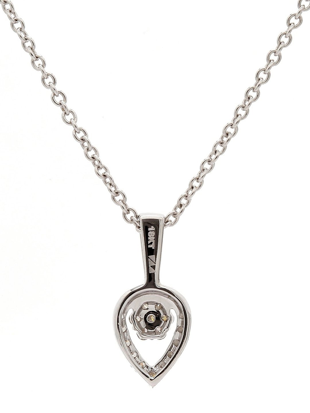 Real Diamond Cluster Pendant With Chain - Zest Mélange  Real Diamond Cluster Pendant With Chain - Zest Mélange