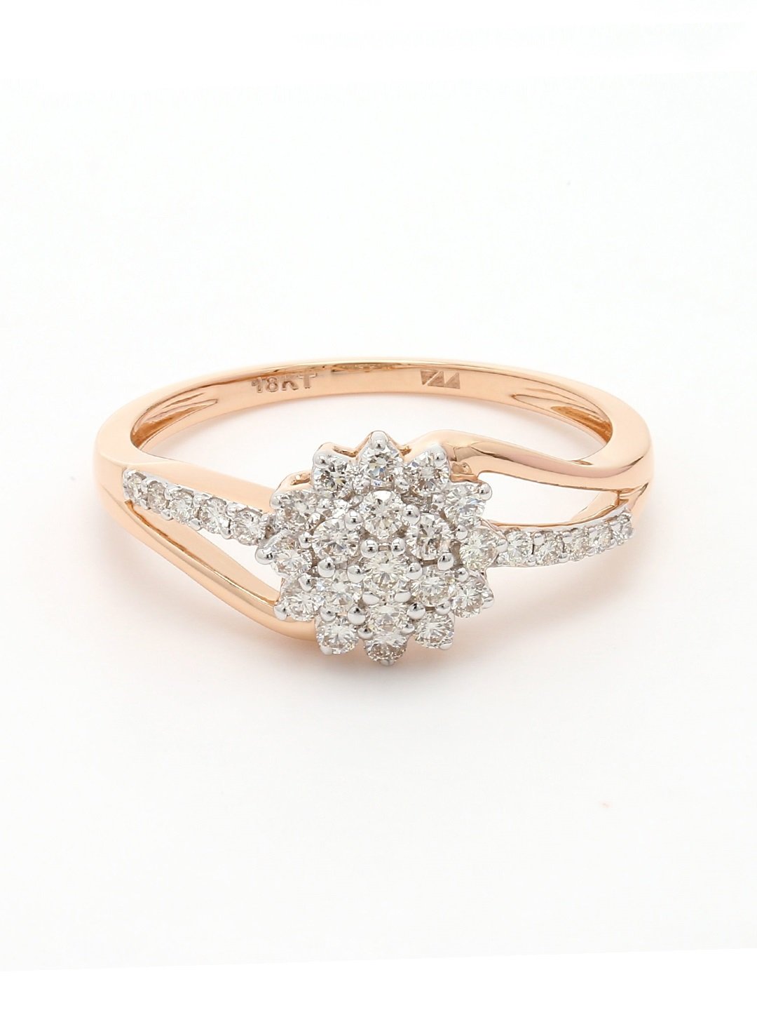 Real Diamond Cluster Ring - Zest Mélange  Real Diamond Cluster Ring - Zest Mélange