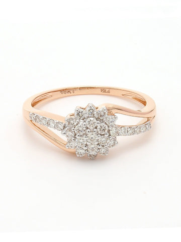 Real Diamond Cluster Ring - Zest Mélange  Real Diamond Cluster Ring - Zest Mélange