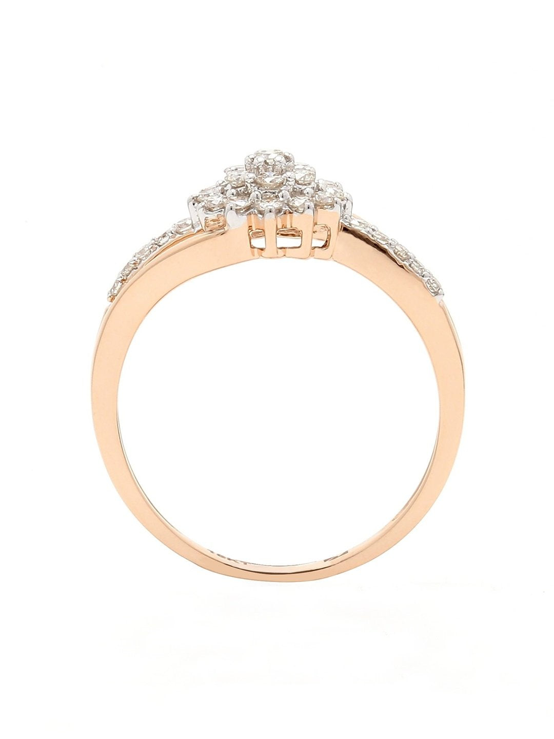 Real Diamond Cluster Ring - Zest Mélange  Real Diamond Cluster Ring - Zest Mélange