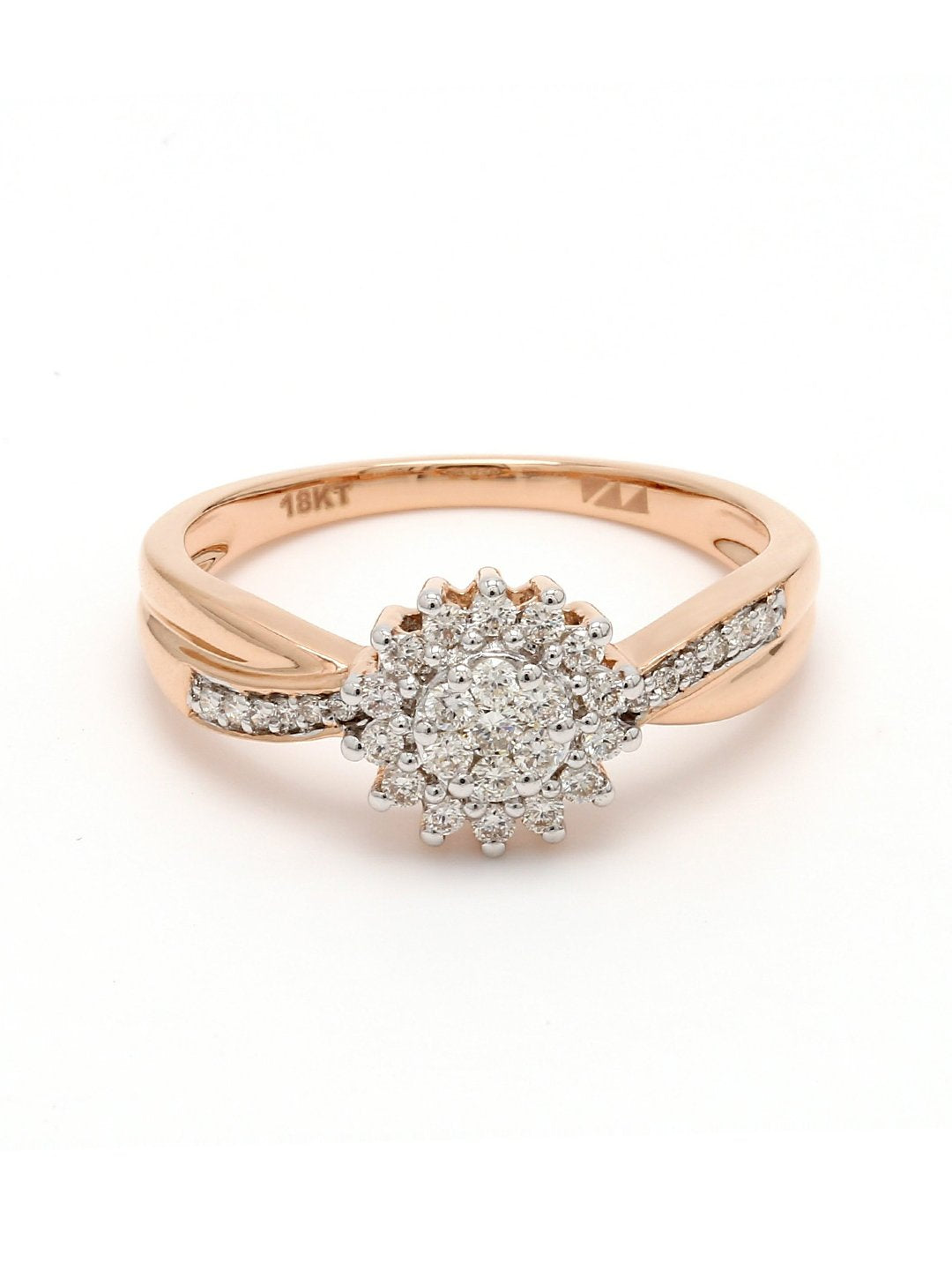 Real Diamond Cluster Ring - Zest Mélange  Real Diamond Cluster Ring - Zest Mélange
