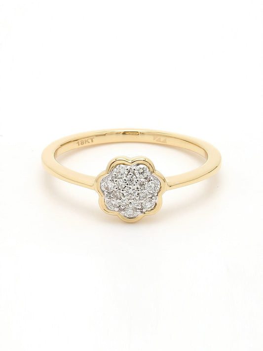 Real Diamond Cluster Ring - Zest Mélange