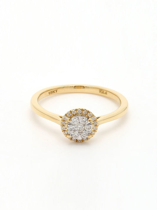 Real Diamond Illussion Cluster Ring - Zest Mélange