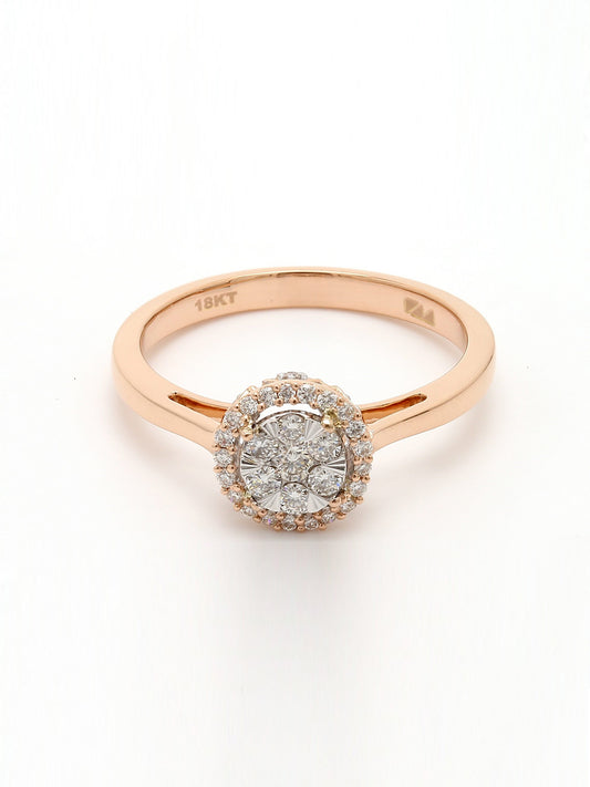 Real Diamond Illussion Cluster Ring - Zest Mélange