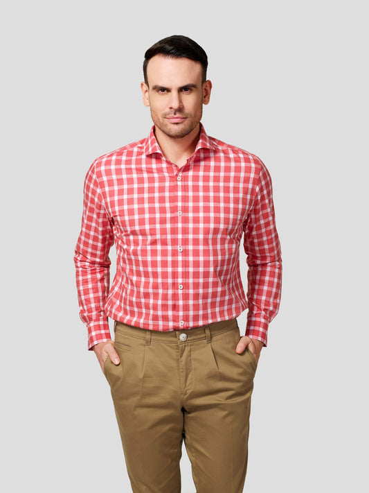 Premium Check Shirts Zest Mélange