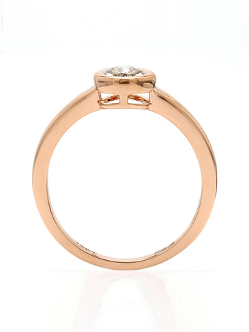 Real Diamond Illussion Solitaire Star Ring - Zest Mélange  Real Diamond Illussion Solitaire Star Ring - Zest Mélange