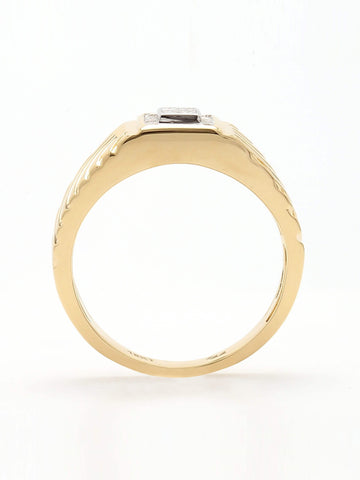 Real Diamond Mens Princess Diamond Ring - Zest Mélange  Real Diamond Mens Princess Diamond Ring - Zest Mélange