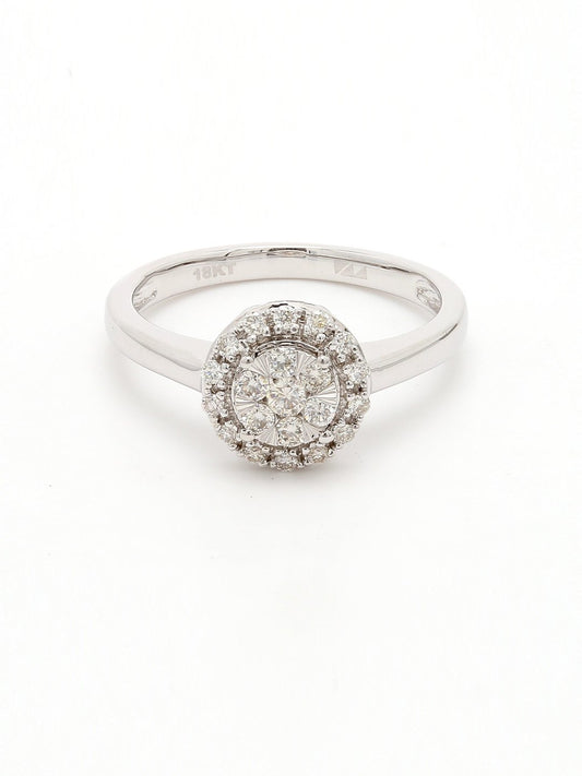 Real Diamond Illussion Cluster Ring - Zest Mélange