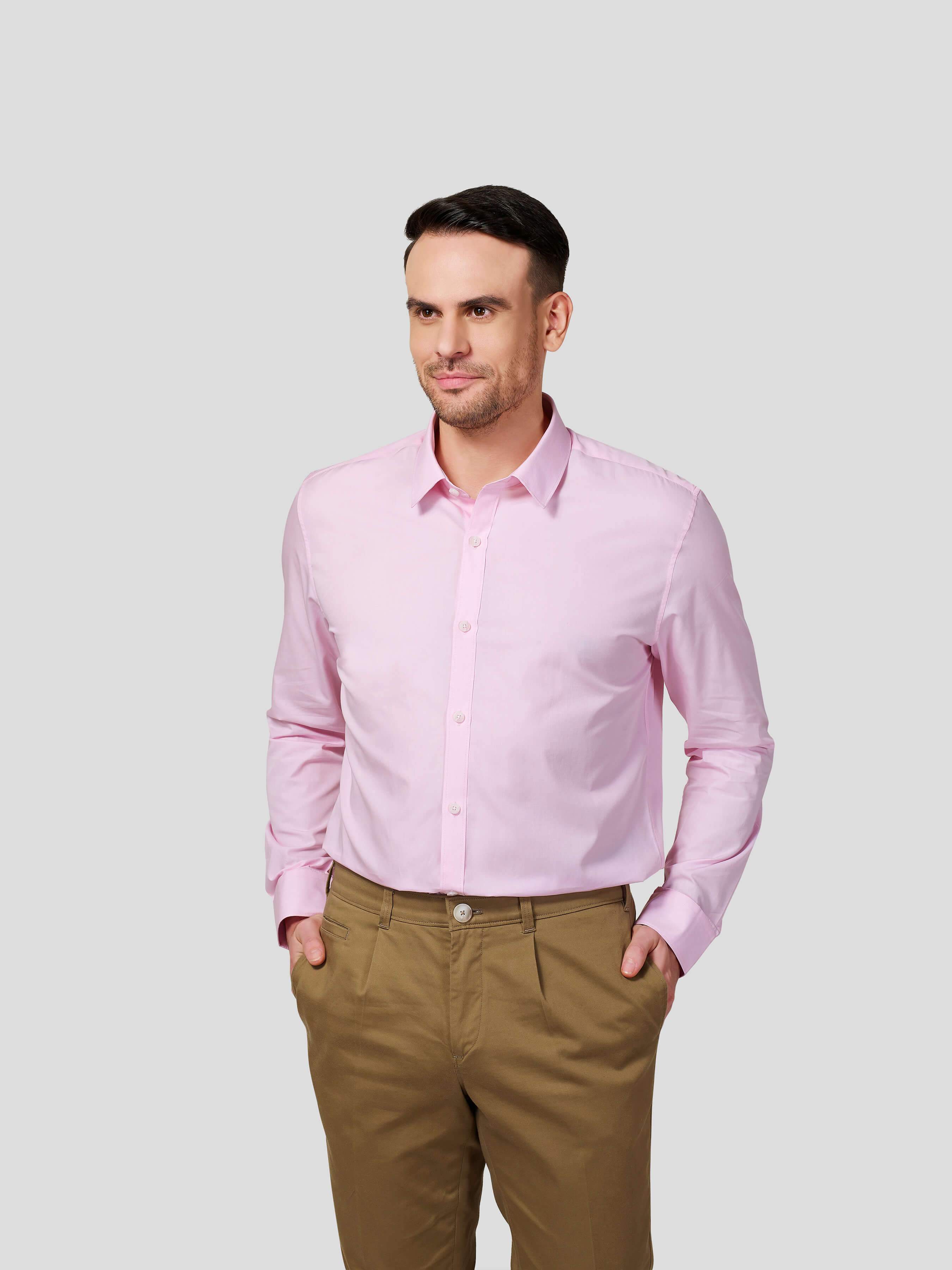 Cross Shoulder Shirt - Zest Mélange Cross Shoulder Shirt - Zest Mélange