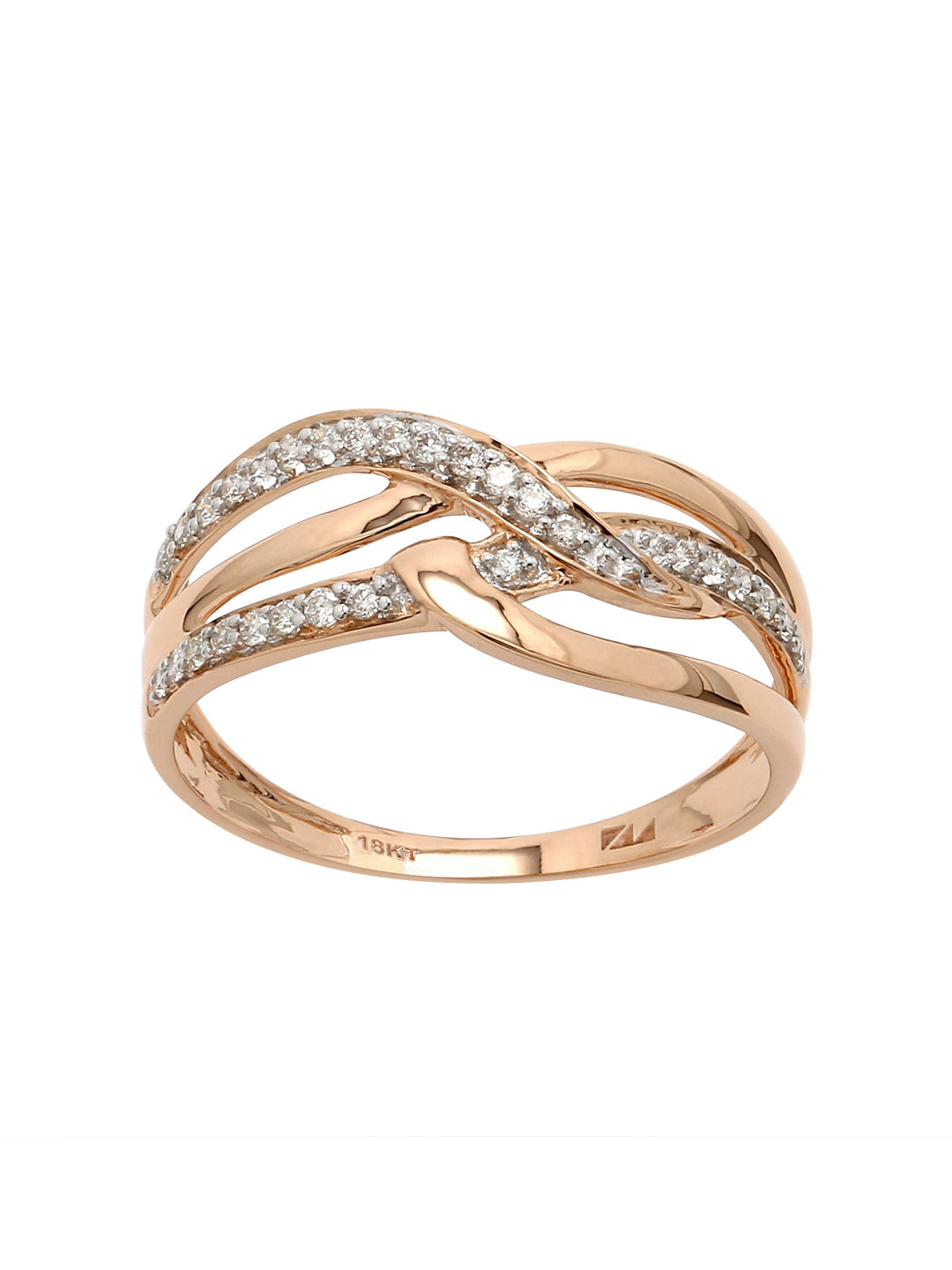 Real Diamond Band Ring - Zest Mélange  Real Diamond Band Ring - Zest Mélange