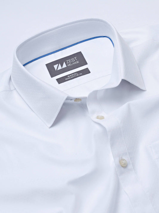 Classic Dobby Shirt - Zest Mélange